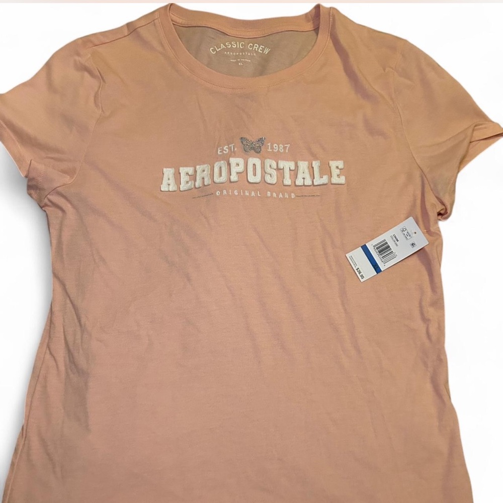 NWT Aeropostale Light Pink Graphic Tee